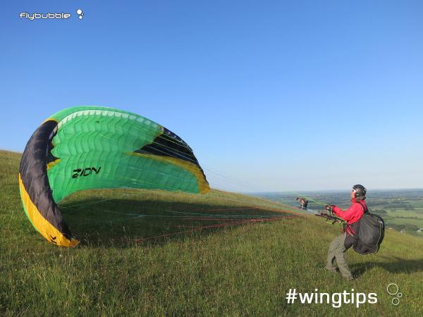 Wingtips: Strong wind launching