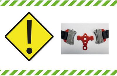 Safety Notice: Supair chest strap buckles