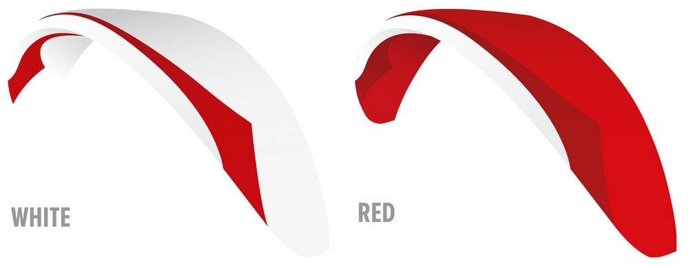 Colour options: White, Red