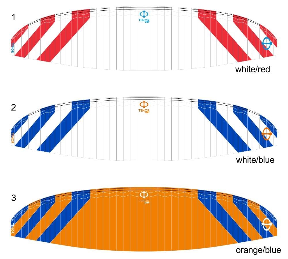 Standard colours: CC1 (White-Red), CC2 (White-Blue), CC3 (Orange-Blue)