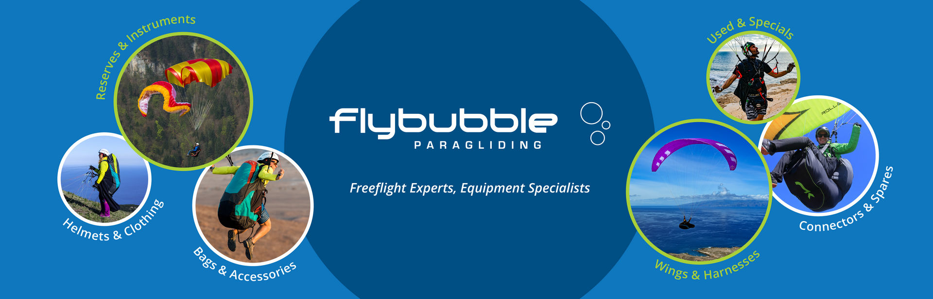 Flybubble Online Shop - Paragliding Freeflight Equipment Emporium